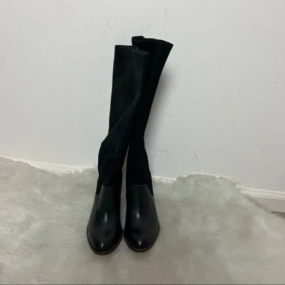 NWB Splendid Sullie Suede Leather Heel Riding Knee High Boots - Picture 7 of 15